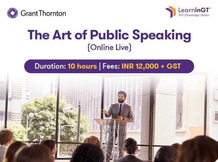 The Art of Public Speaking (Online Live)